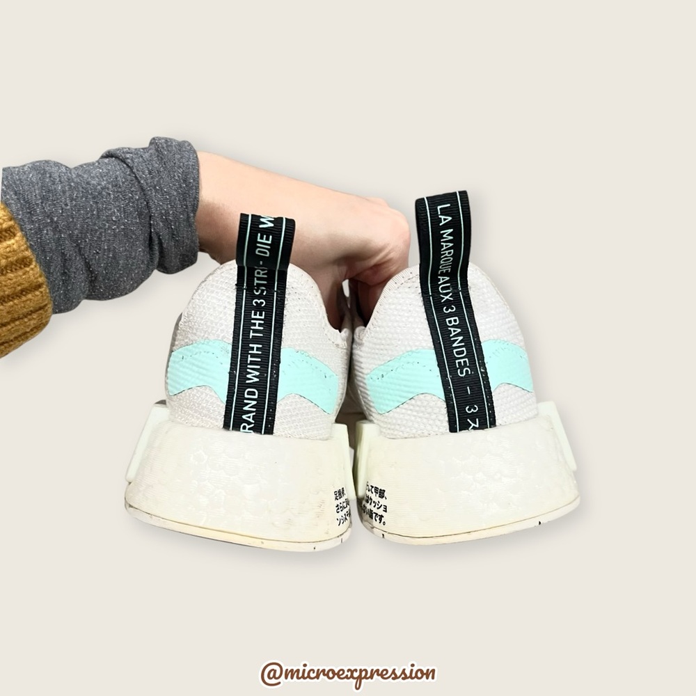 Adidas Japanese NMD_R1 Comfy Black/White Logo Running Tennis Daily Casual Shoes - Picture 7 of 13